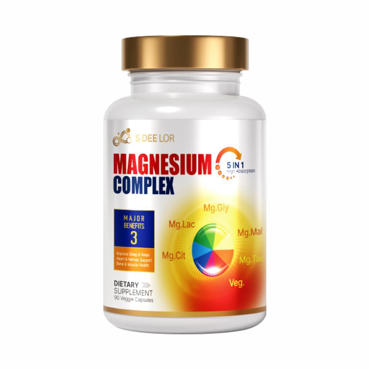 Magnesium Glycinate Malate D3 Vegan Supplement